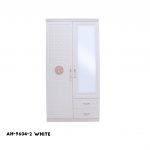 AH-9604-2 (White) 2 Door Wardrobe