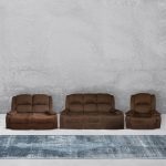 AH-RECLINER 3+2+1 SOFA SET  OFFER PRICE OF R.O 299     (BROWN/GREEN)